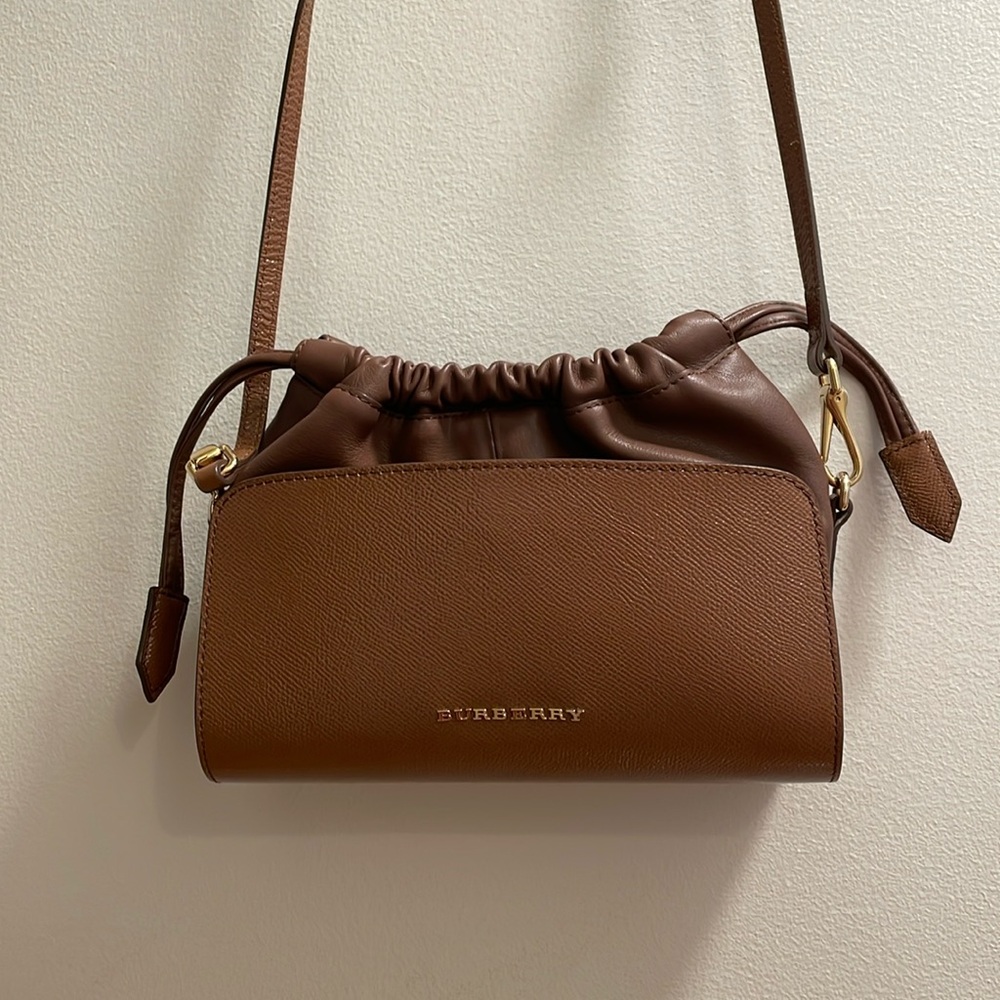 Burberry Mini Dinton crossbody mid camel